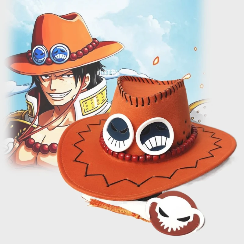 Leather Work Hat - Gorra Ace de Halloween, Cosplay de
