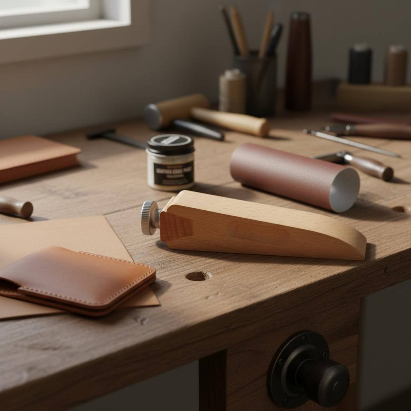Leatherworker Block - Bloque de lijado de cuero con