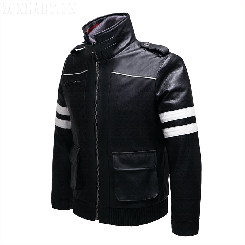 Leather Work Jacket - Nuevo prototipo de alta calidad, disfraz