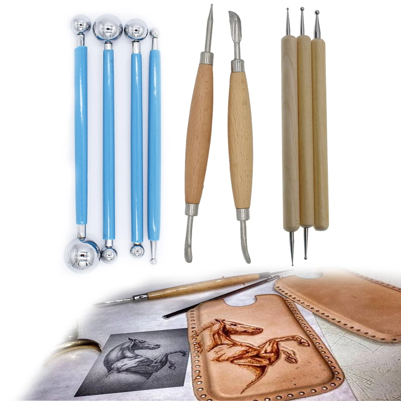 Leatherwork Hand Press - Herramienta de espeleología de cuero, juego
