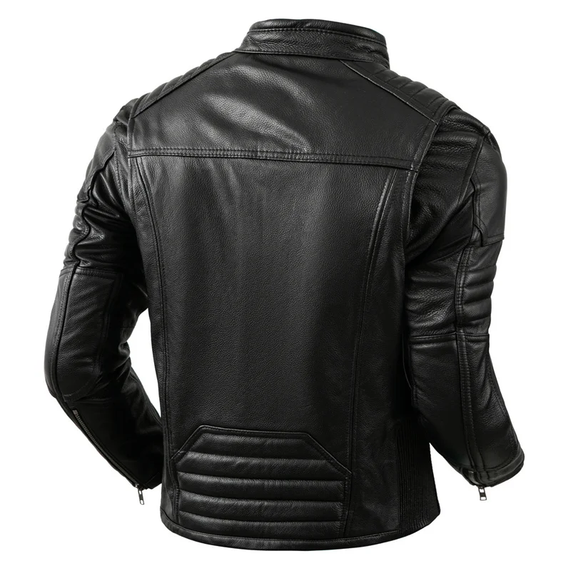 Abrigo de cuero Vintage inform - Leather Work Jacket reseña y precio