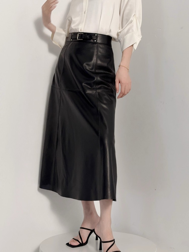 Nueva moda mujer ahueca hacia  - Leather Work Outfit reseña y precio