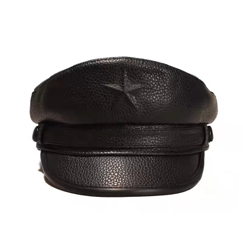 Gorra militar novedosa para ho - Leather Work Hat reseña y precio