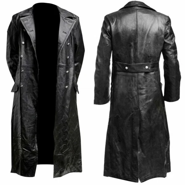 Chaqueta De cuero para Hombre, - Leather Work Jacket reseña y precio