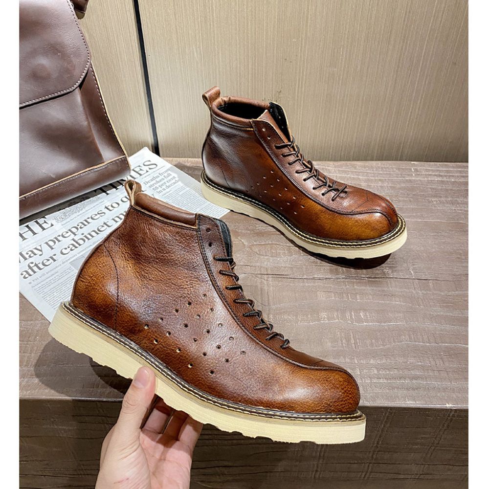 Botas Chelsea caladas de cuero - Leather Work Outfit reseña y precio