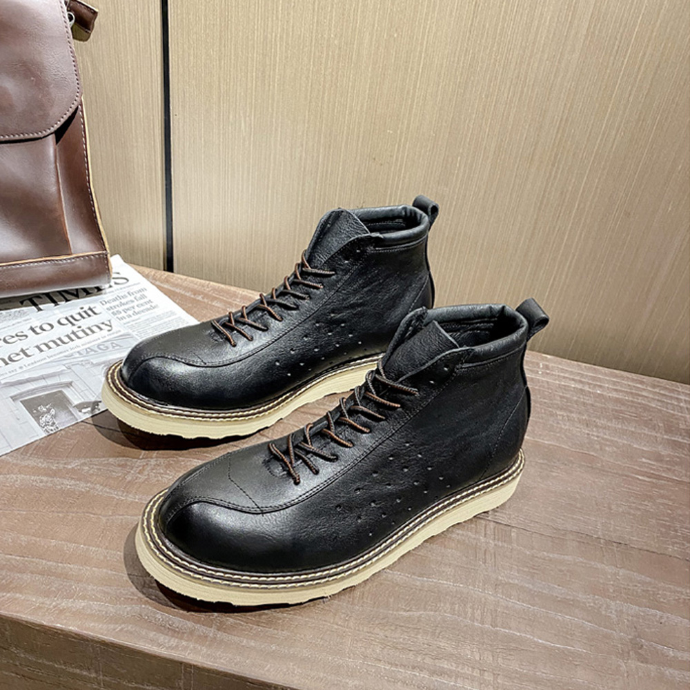 Botas Chelsea caladas de cuero - Leather Work Outfit reseña y precio
