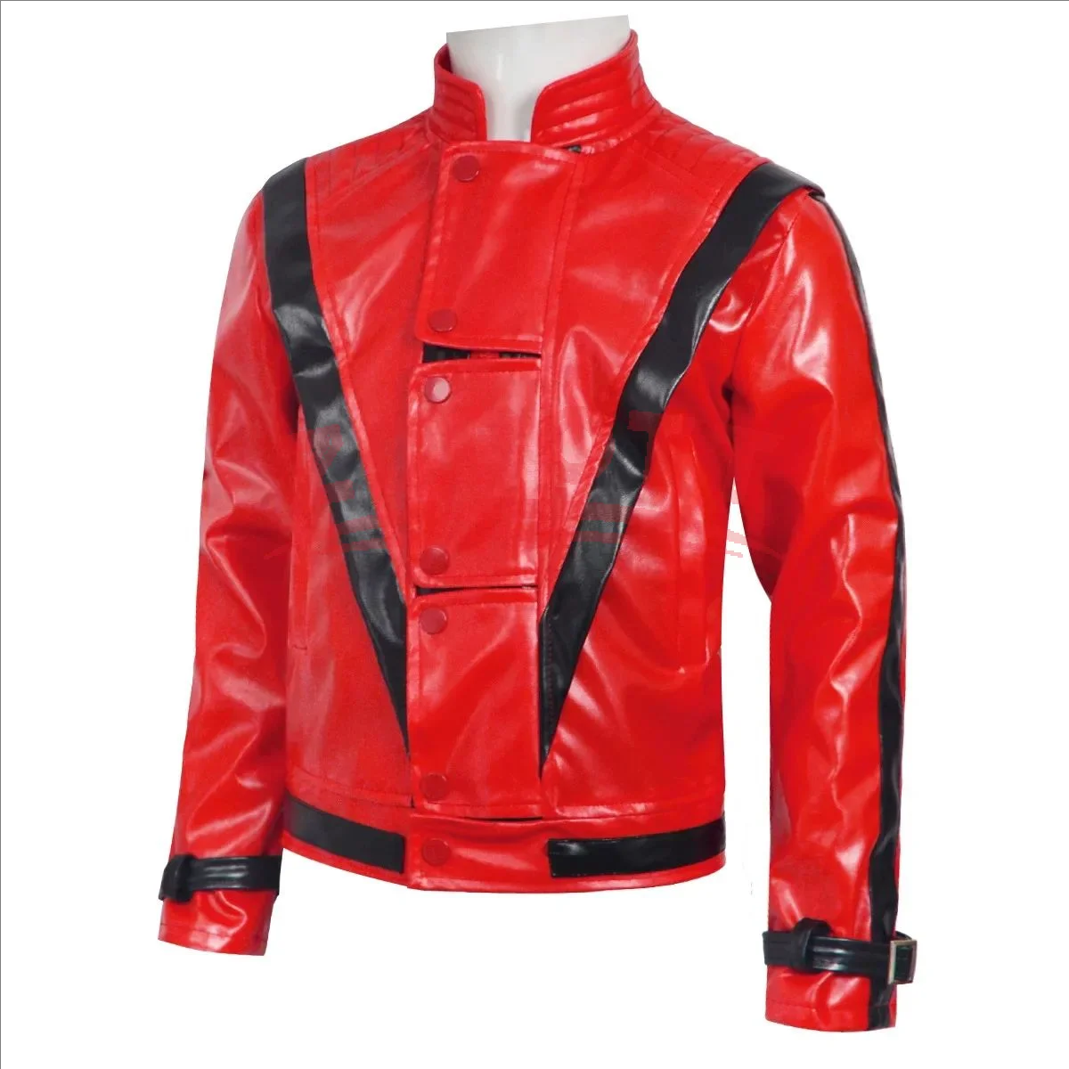 Chaqueta de Cuero Roja de Mich - Leather Work Jacket reseña y precio