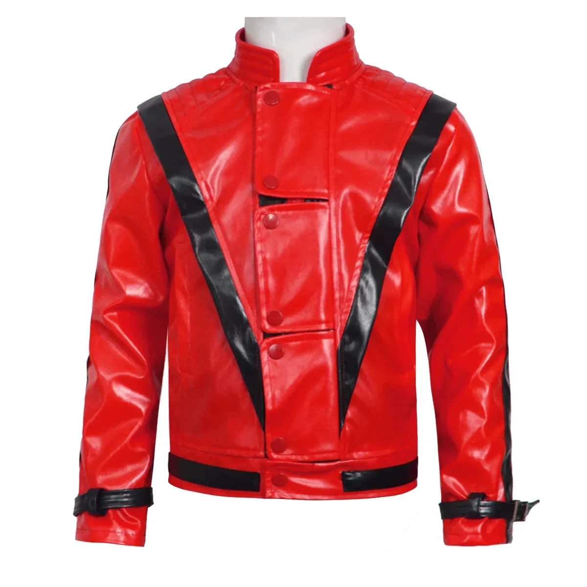 Chaqueta de Cuero Roja de Mich - Leather Work Jacket reseña y precio