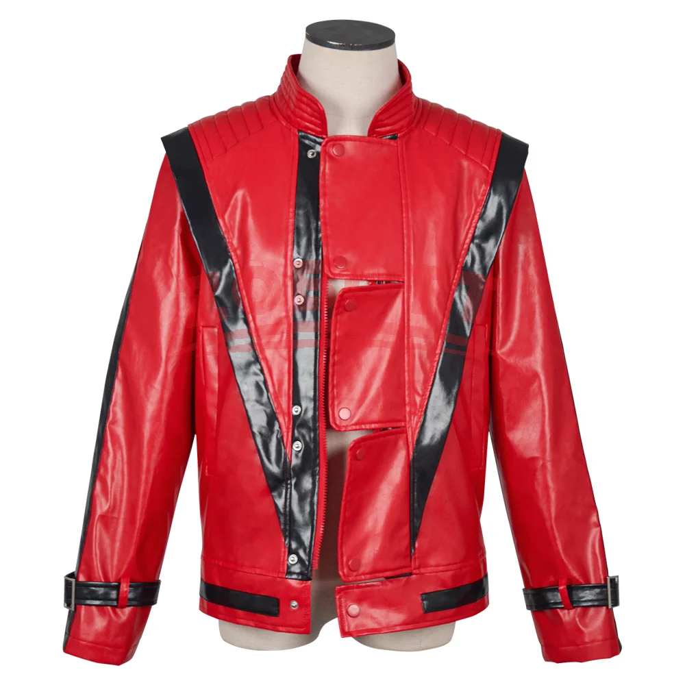 Chaqueta de Cuero Roja de Mich - Leather Work Jacket reseña y precio