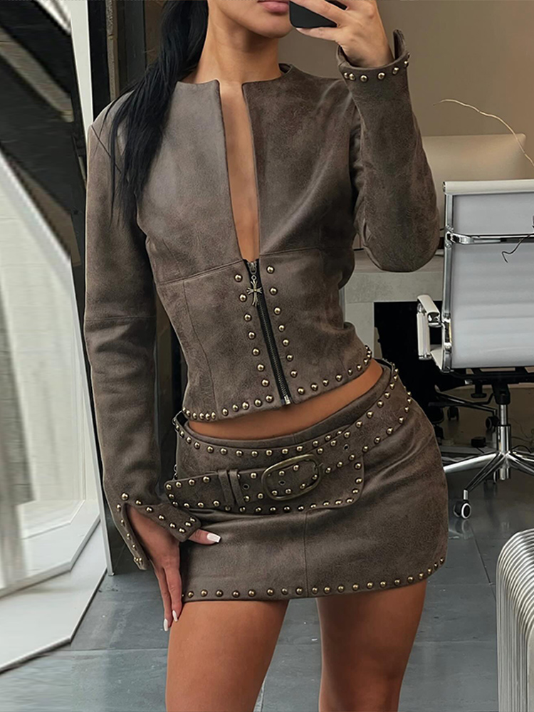 Conjunto de 2 piezas de chaque - Leather Work Jacket reseña y precio