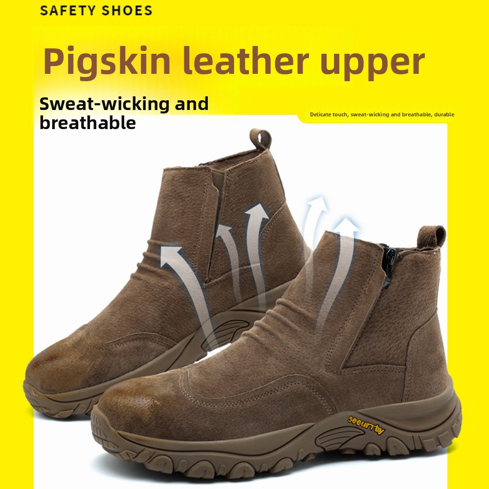 Zapatos de Seguridad de Cuero  - Leather Work Hat reseña y precio