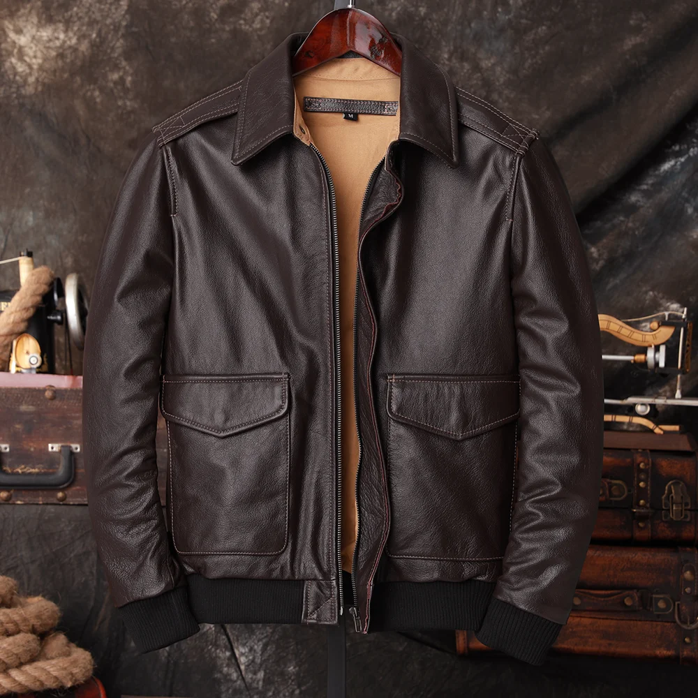 Chaqueta de Piloto Bomber A2 d - Leather Work Jacket reseña y precio