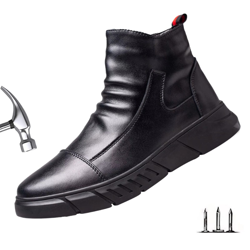 Zapatos de trabajo de segurida - Leather Work Hat reseña y precio