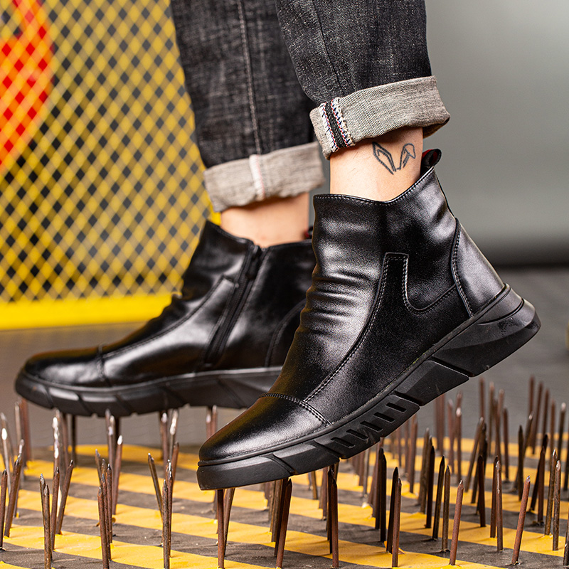 Zapatos de trabajo de segurida - Leather Work Hat reseña y precio