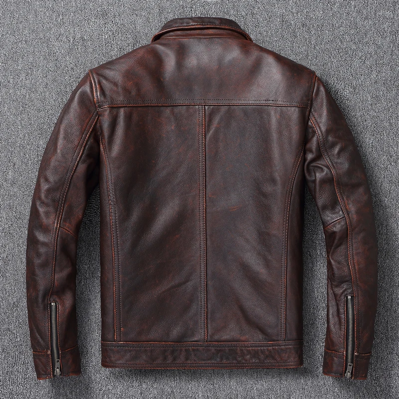 Chaqueta Vintage de cuero genu - Leather Work Jacket reseña y precio