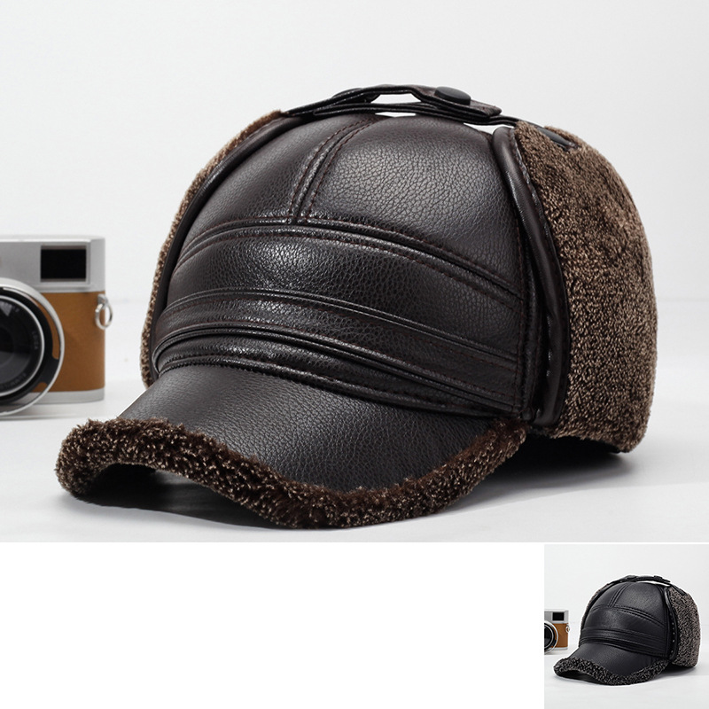 2026New PU cuero invierno homb - Leather Work Hat reseña y precio