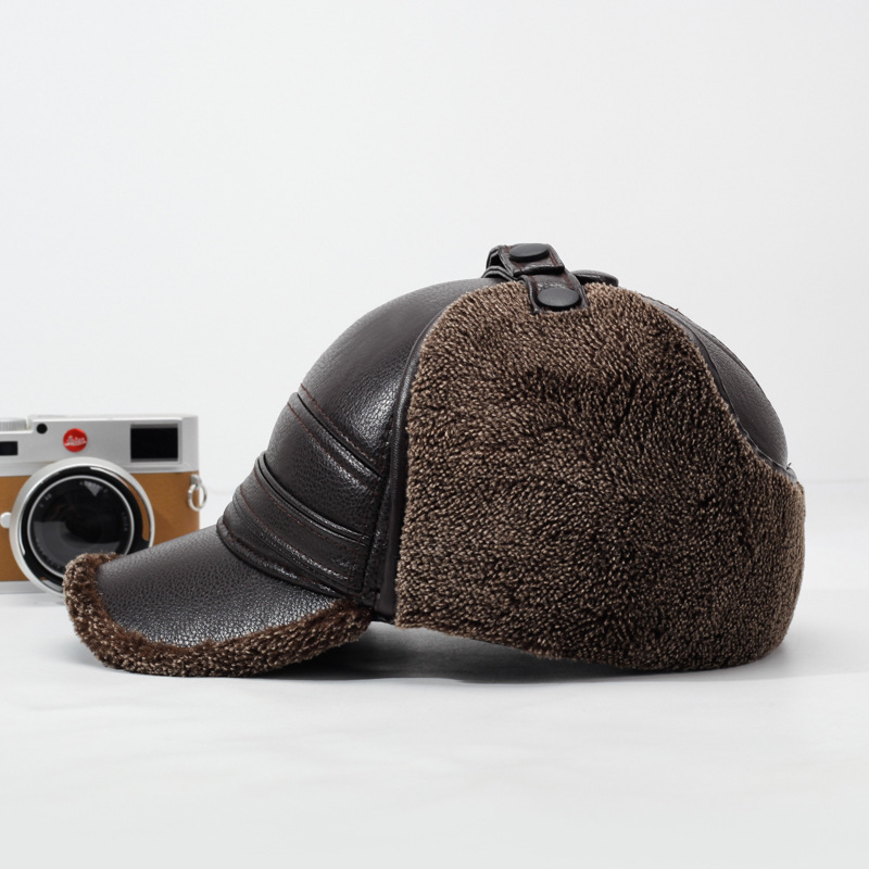 2026New PU cuero invierno homb - Leather Work Hat reseña y precio