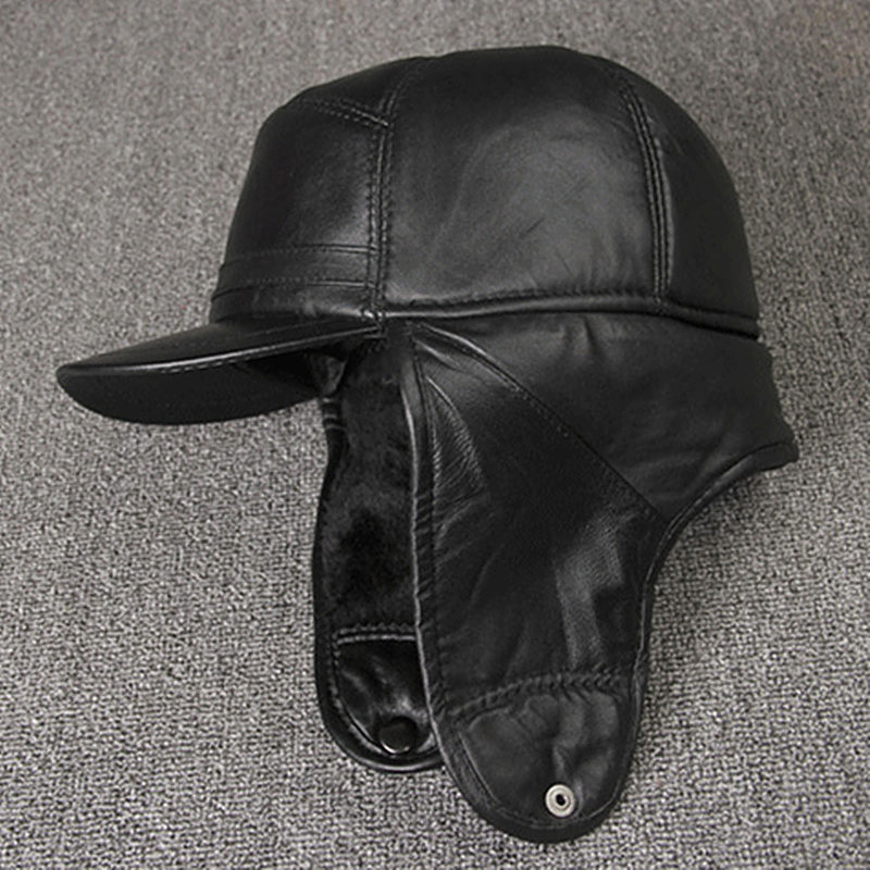 Gorras de cuero genuino, gorro - Leather Work Hat reseña y precio