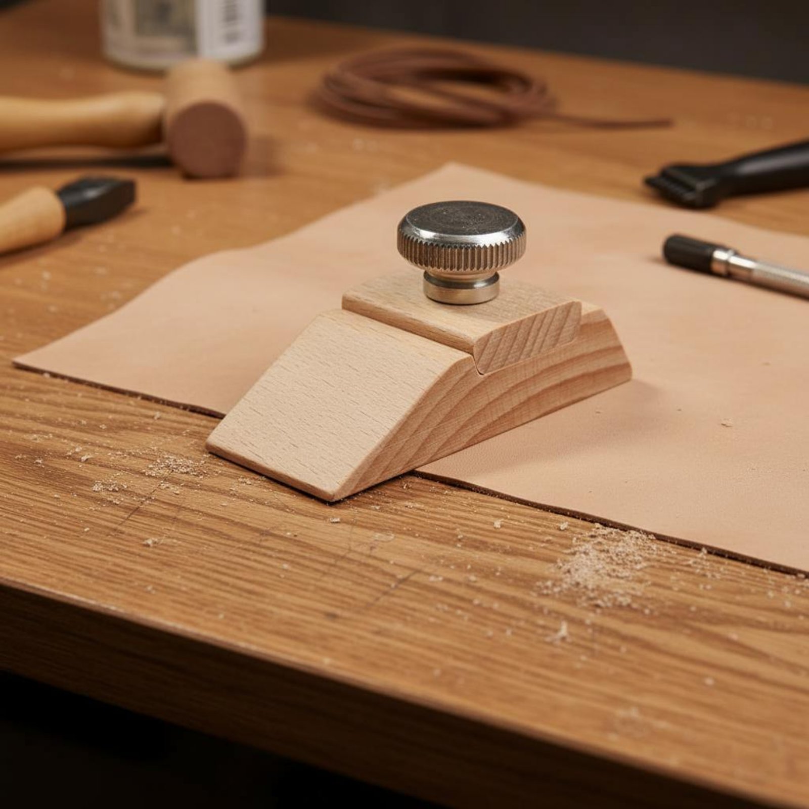 Bloque de lijado de cuero con  - Leatherworker Block reseña y precio