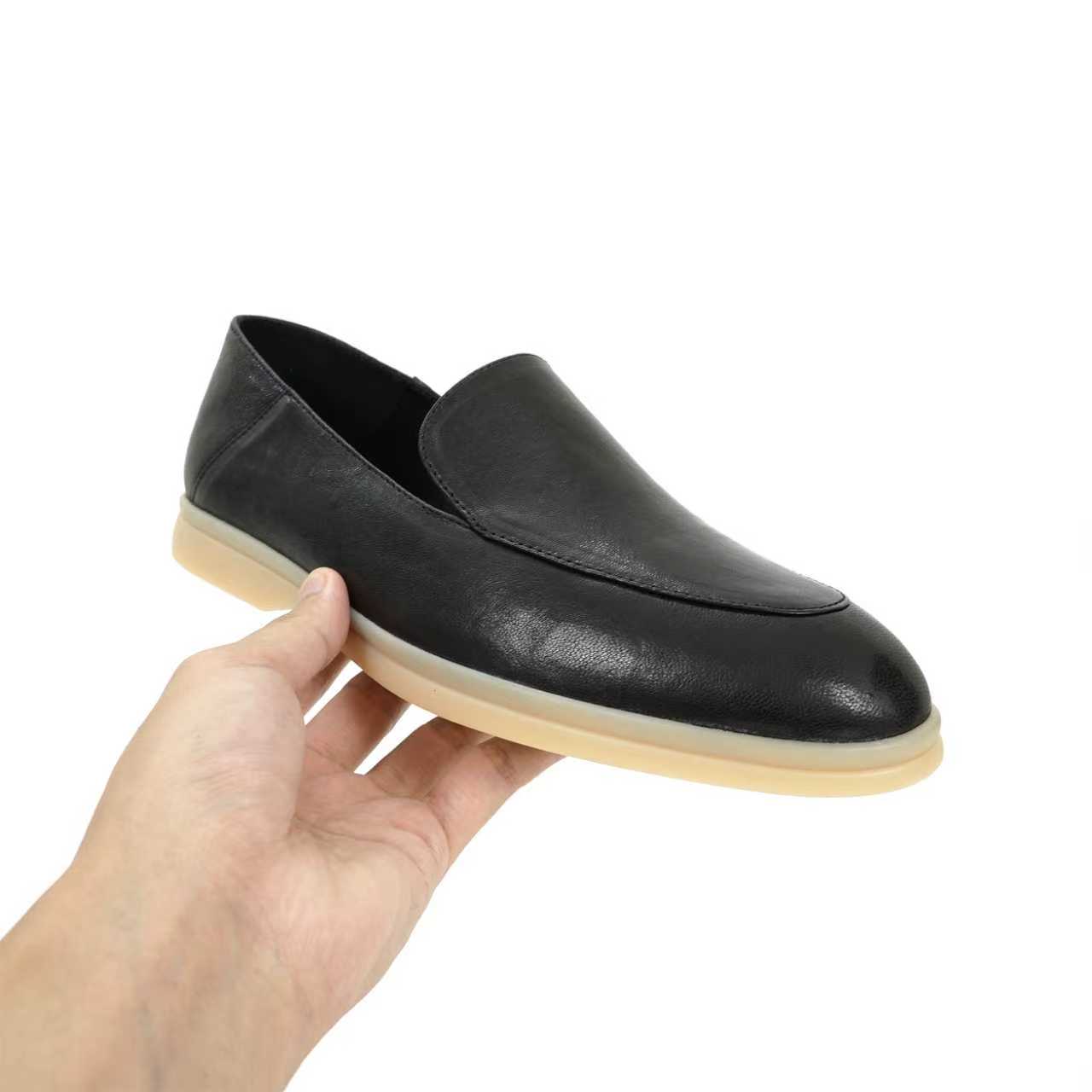 Zapatos de cuero vacuno de pri - Leather Work Outfit reseña y precio